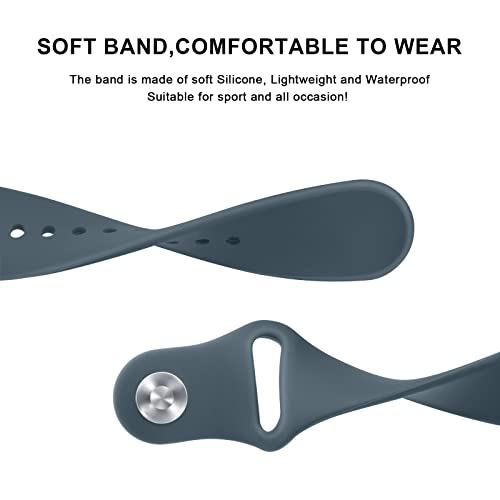 Image of Tobfit Straps for Amazfit Bip /Bip 3 /Bip 3 Pro /Bip /Bip U /Bip U Pro Watch Strap, 20mm Silicone Breathable Replacement Strap for Amazfit GTR 42mm / GTS 2 Mini /2 /2e /3 /4 /4 Mini