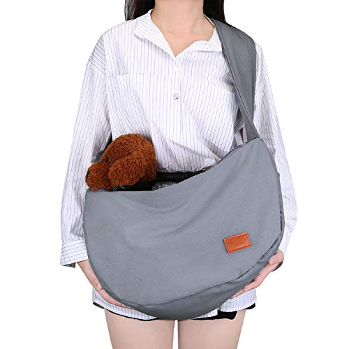 HAPPY HACHI Bandoleras Portaperros Pequeño Transporte Portador Gatos Bolsa Cotón Transportín