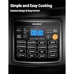 COMFEE’ 16 in 1 Electric Pressure Cooker Instant Multi Cooker Olla de Presion Non-Stick Pot Yogurt Maker Rice Cooker Slow Cooker Sauté Steamer 8 Quarts for Family Feast - Image 5