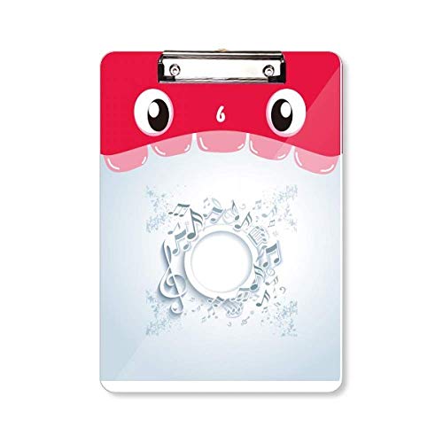 Porte-bloc notes de musique blanc rotatif A4 support partition rigide