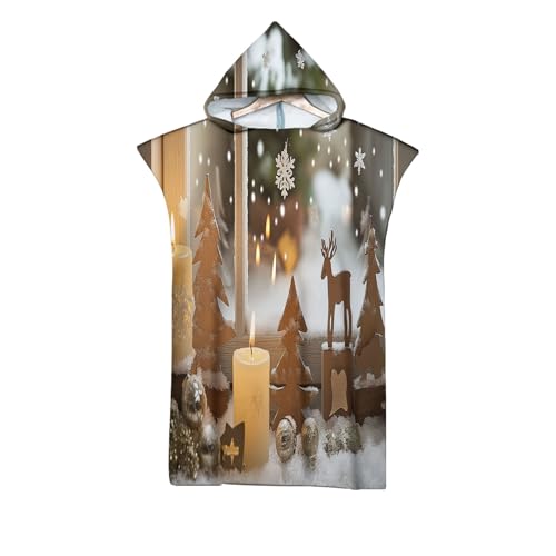 Robe poncho de plage microfibre pour se changer sur le sable sans encombre - 2