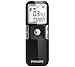 Produktbild Philips LFH0642 Voice Tracer Digitaler Recorder 2 GB Flash-Speicher MP3 1,4 Zoll/3,56 cm Display Platin-Chrom Klavierlack-Schwarz
