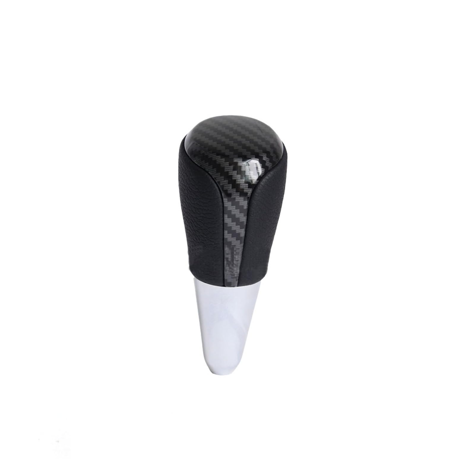 Zhannuobhd Carbon For Toyota For Tacoma For Camry For Rav4 For Crown 8Mm Gear Knob Brown Chrome Sliver Gear Shift Knob Stick Shifter Lever Knob(Carbon)