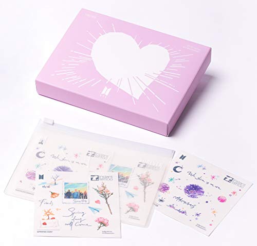 [Instant Tattoo X BTS] BTS Music Theme - Forever Set Official Licensed Temporary Tattoos Realistic Matte Finish 10 seconds application Waterproof Long Lasting Tattoo Stickers