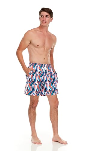 Image of Kanu Surf Men's Troy Stripe Swim Trunks