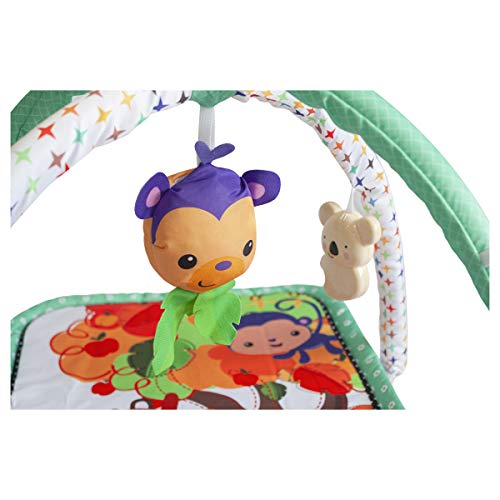 Tapete Mobile Bebê Diversão Turquesa Star Baby