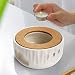 Produktbild Stövchen Teekanne Porzellan, Heizung Keramik Weiß Teewärmer und Ring Wand ist Hohl Wassertropfen-Design Mit Korkmatte, Retro Teelichthalter, für die Wärmeerhaltung von Tee und Kaffee Geeignet