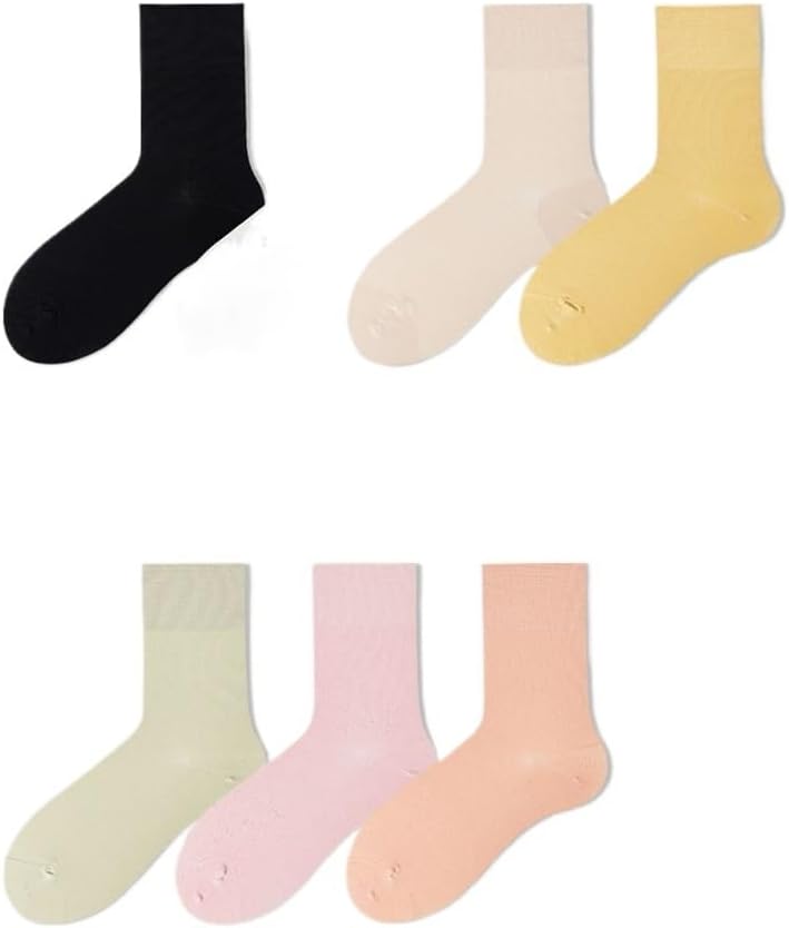 JSEIAJB Pile up Socks Women S Socks Cotton Long Tube Socks Long Socks Boneless Postpartum Socks