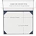 Misscom Diploma Cover 8.5” x11” Diploma Holder of Graduation Leatherette Padded Certificate（Tent Style),5-Pack