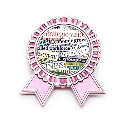 Badge de fond rose à motif veines en métal M résistant