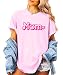 Pink Birthday Girl Matching Family Shirts Mom Birthday Tee - Each Saying Sold Individually Pink Shirt Adult X-Large