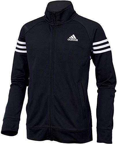 adidas Boy's Event Jacket (Black, Medium)