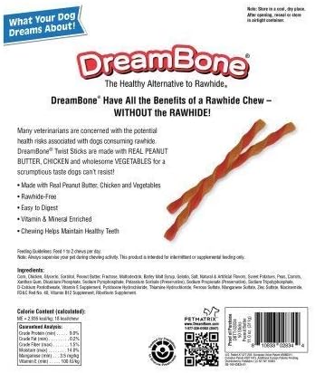 dream bones peanut butter twists