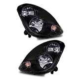 SPPC Headlights Black For Infiniti G35 4 Door - (Pair)