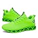 Mens Running Shoes Lace up Blade Non Slip Fashion Sneakers Breathable Mesh Casual Sport Athletic Walking Shoes