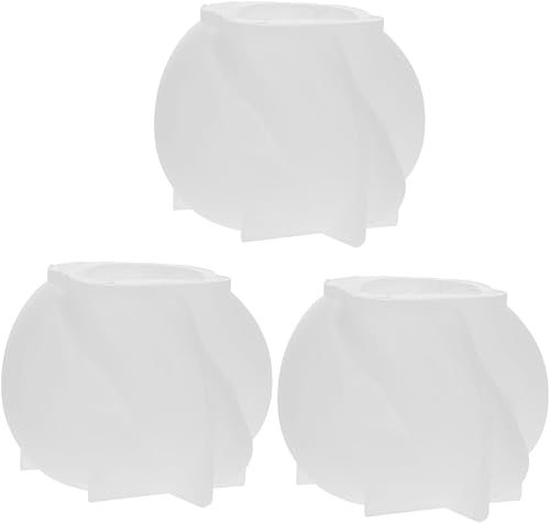 Moldes de silicona Tuile 3 moldes de silicona para velas de gelatinas perfumadas moldes de vela moldes de silicona prácticos moldes de vela epoxi