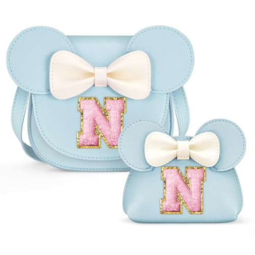 Image of Toddler Purse Gifts for Girls, Little Girl Purse Kids Wallet Crossbody Bag, Birthday Gifts for 3 4 5 6 7 8 Year Old Girl (N, Blue)
