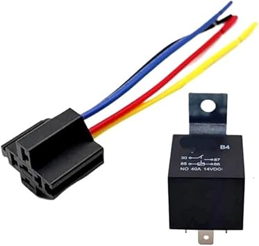 40A Automotive Relay 12V 24V 4pin 5Pin Car Relay with Relay JD 1912 1914 2912 2914 Universal5P Relay with Harness,24V
