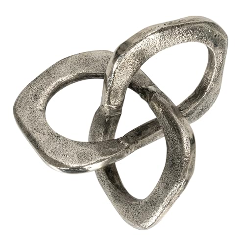 Bloomingville Antique Metal Knot Figurine, Silver by Bloomingville - Image 3
