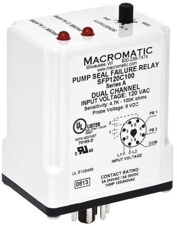 Macromatic Pump Seal Failure Relay - SFP120C100