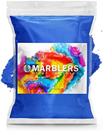 MARBLERS Cosmetic Grade Natural Mica Powder [Turquoise] 3oz (85g) | Pearlescent Pigment | Dye | Non-Toxic | Vegan | Cruelty-Free | Eyeshadow, Nail Polish, Bath Bomb | Soap, Slime, Candle, Resin