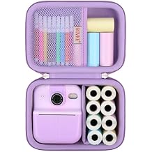 BOVKE Kids Instant Print Camera Case for Dylanto for ESOXOFFORE for DUDUDRAGON for Cimizi for Gofunly for YEEHAO for SOOGOOEY Kids Instant Cameras, Christmas Birthday Gifts for Girls Boys, Purple