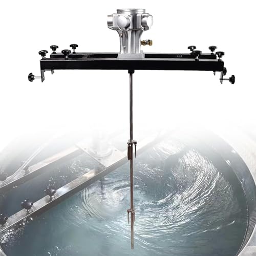 Pneumatic Agitator for IBC Tank, IBC Air Agitator for Stirring Medium High Viscosity Solutions, Pneumatic Mixing Machine Mixer, with Retractable Bracket, Automatic Mixing Equipment Large 5cylinders