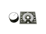 KB Electronics 9832 - Knob and Dial Kit - Large Dial Plate