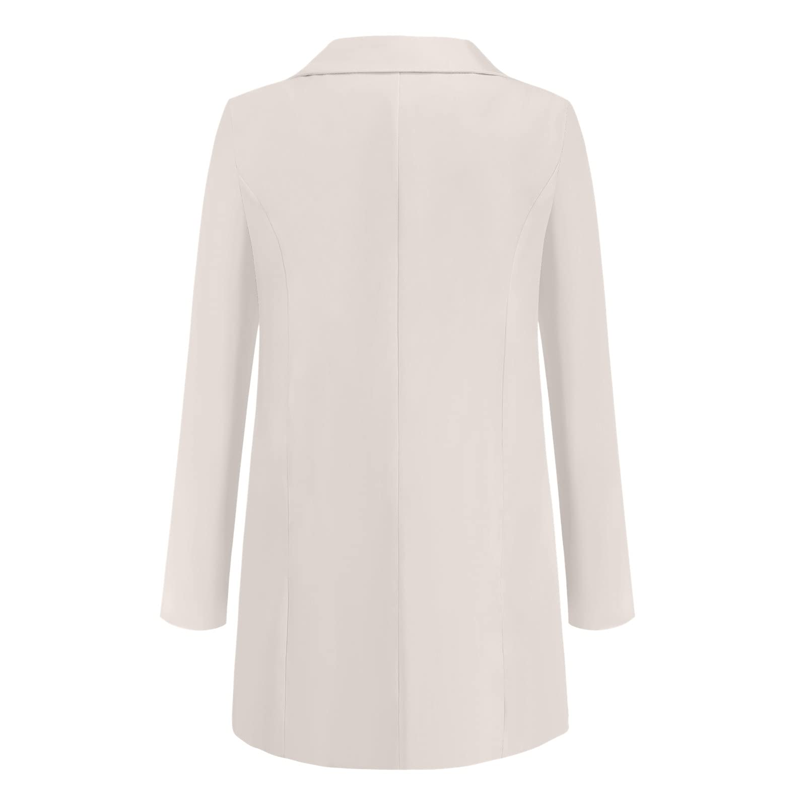 Manteau Longue Femme à Carreaux Dasongff - Grande Taille - Blazer Style Caban - Automne/hiver