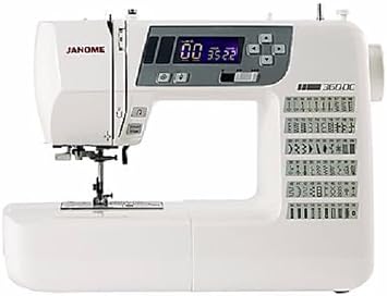 Janome 360DC Sewing Machine - Computerised Machine - Perfect for Beginners and advanced sewers