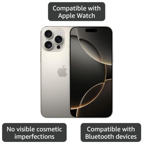 Image of Apple iPhone 16 Pro Max, 256GB, Natural Titanium - Locked to AT&T (Renewed)