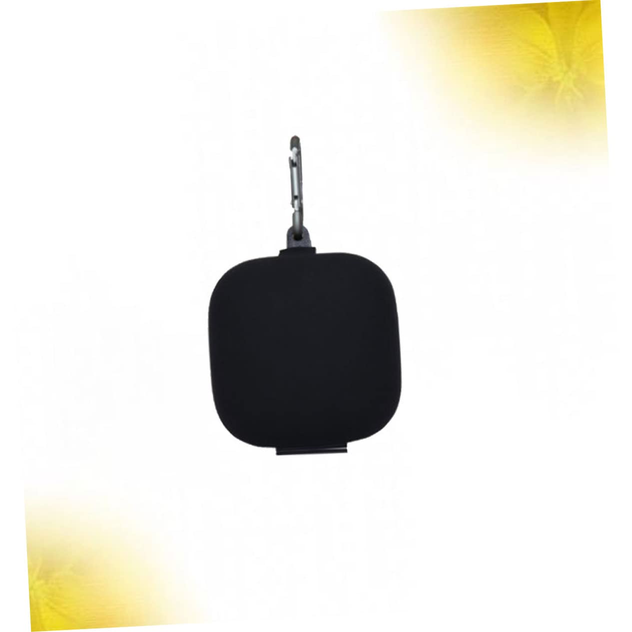 DOITOOL 3piezas Caja De Protección para Auriculares Inalámbricos Diseño De Hebilla De Metal Estuche De Almacenamiento para Headset Pro Funda De Silicona Antigolpes Negro