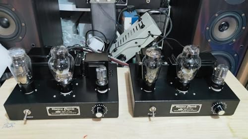 300B Split Monoblock Tube Amplifier, Class A Single-Ended, Pure Handmade Point-to-Point Wiring, 8W x