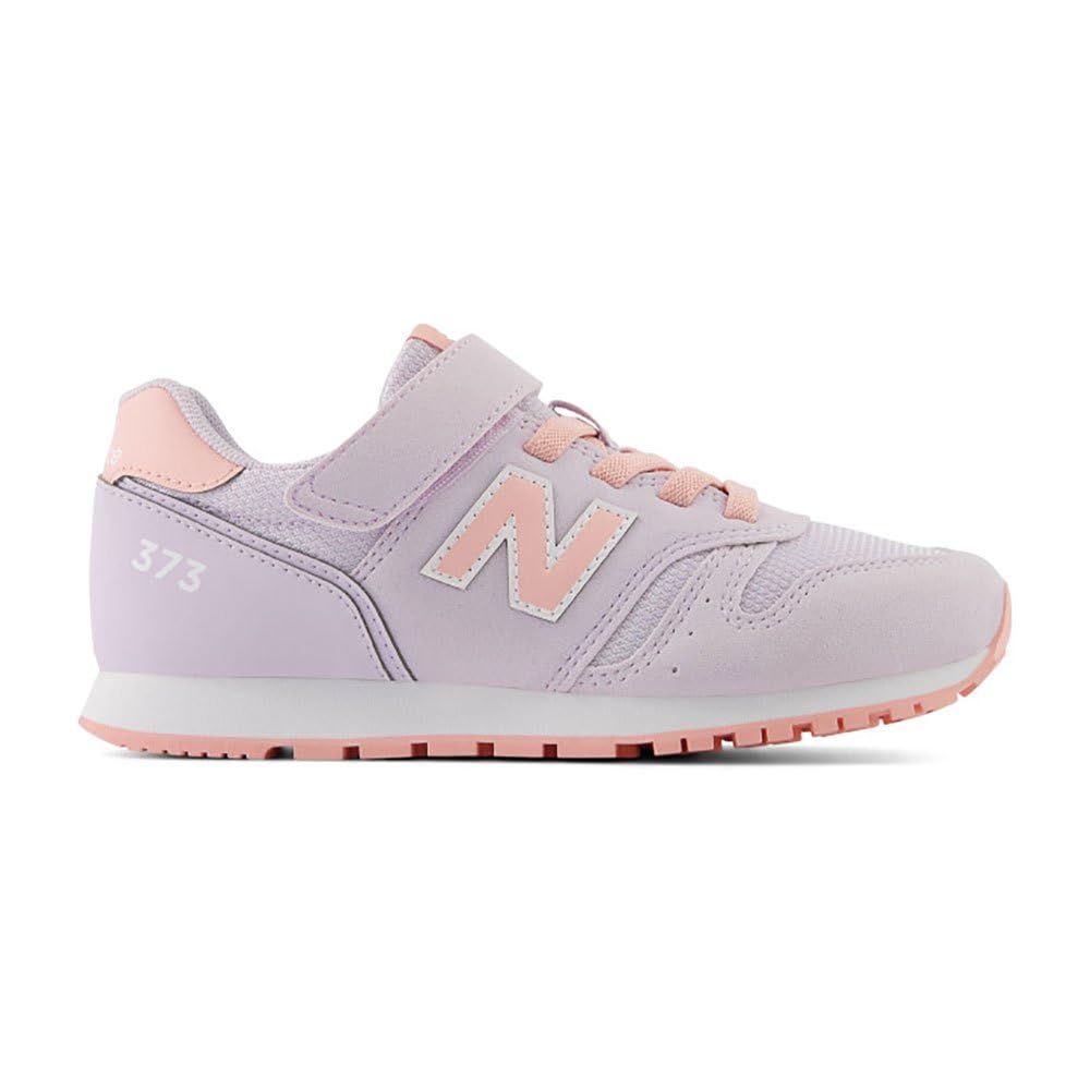New Balance Boys 373 Sneaker, Purple, 5.5 UK
