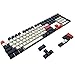 PBT Keycaps Side/Front Print ANSI/ISO Layout Keyset SeMi Profile Non-Backlit Thick Cherry MX Key Caps for 60% / 87 TKL/104/108 MX Switches Mechanical Gaming Keyboard(Navy Blue)