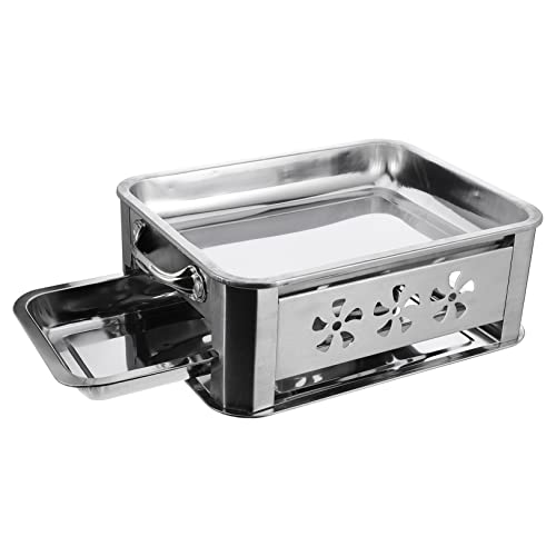 BELLIFFY Barbacoa Portátil Inoxidable para Camping Horno para Asar Pescado Multifuncional y Duradera para Familiar y Tiendas de Barbacoa