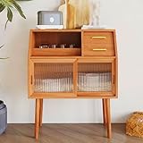 Installazione semplice in meno di 10 minuti: monta questa elegante credenza con facilità semplicemente attaccando le gambe, senza bisogno di attrezzi. Tutti i componenti sono comodamente confezionati in una scatola per un'esperienza senza problemi. Ideale per qualsiasi soggiorno o sala da pranzo, questo versatile armadio combina funzionalità e design moderno, rendendolo un complemento perfetto per la tua casa.