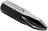 440-2X Apex 1/4'' Phillips #2 Hex Insert Bits (Set of 10 Bits)