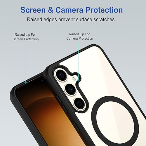 Image of amazon basics Back Case Cover for Samsung Galaxy S25 5G | Scratch-Resistant Back Case Cover | Black