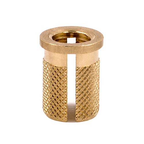 E-Z Lok Threaded Insert For Plastic Flanged Brass Thread Inserts 5/16-18 Pack Of 10 #TOP6