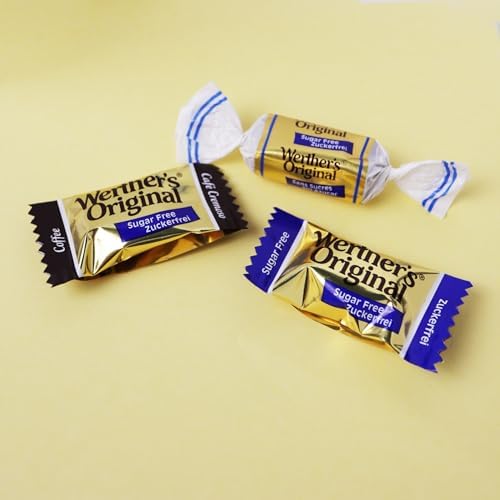 Sugar Free Werther's Assortment, Soft and Hard Caramels and Coffee Candies, Individually Wrapped, 1.46 Ounces (Pack of 3) - 2