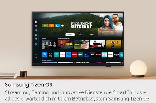 SAMSUNG Full HD F6009F 32 Zoll (81 cm) LED Flachbildfernseher, PurColor-Technologie, HDR, Object Tracking Sound Lite, Knox Security, One UI Tizen, Smart TV, Unbegrenzt kostenlose Inhalte