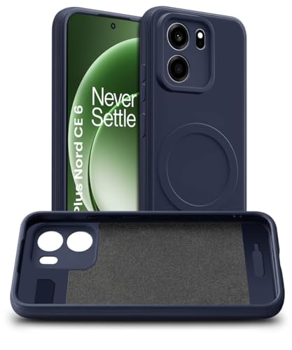 Image of WOW IMAGINE Back Case Cover for 1+ OnePlus Nord CE 6 5G | Soft Matte Silicone Case| Slim Fit & Shockproof | Camera Protection Bumper Cover (Blue)