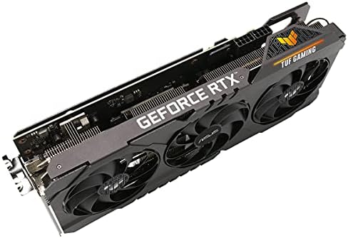 ASUS TUF Gaming NVIDIA GeForce RTX 3070 V2 OC Edition Graphics Card (PCIe 4.0, 8 GB GDDR6, LHR, HDMI 2.1 , DisplayPort 1.4a, Dual ball Fan Bearings, Military-grade Certification, GPU Tweak II)