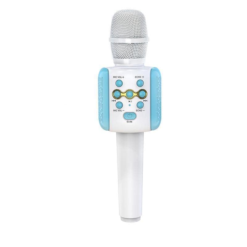 Image of Ankuka Wireless Karaoke Microphone with Speaker - Bluetooth Mic for Singing with LED Lights | Kids & Adults Portable Karaoke Mike with Echo Effect & 1800 mAh Battery for Birthday Home Party