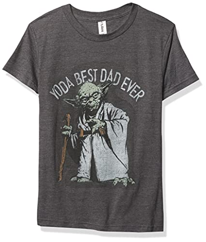 T-shirt Star Wars garçon vert Charcoal Heather en taille XL ado