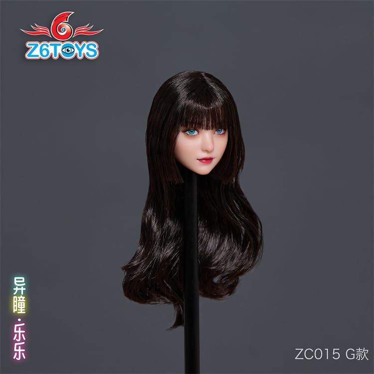 1/6 黒髪 アジア 女性 ヘッド。ボディーは付いてないです。 Amazon.co.jp: おもちゃ ホビー [TOYBARJAPAN]1/6スケール アクション