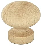  Idroweb Pomolo Pomello Per Mobili In Legno Grezzo 38 Mm 25 Pezzi Art. 101/a