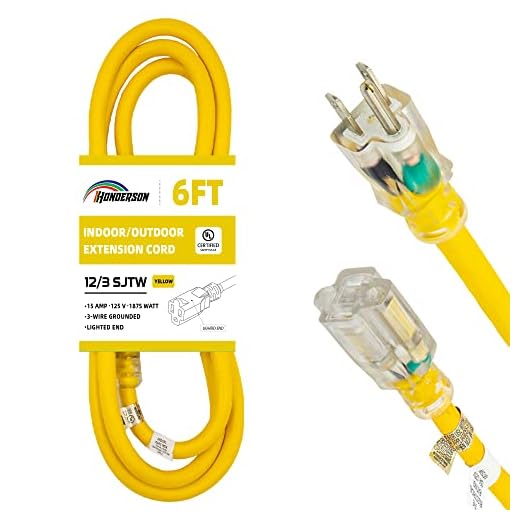 Can you use extension cord with electric pressure washer HONDERSON Lighted Outdoor Extension Cord