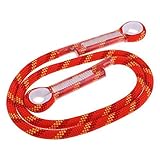 MERISHOPP 2x10.5mm Rock Climbing Knotted Pre-Sewn Eye-to-Eye Prusik Loop Cord Rope 60CM| Climbing Sling Webbing | Climbing Rope